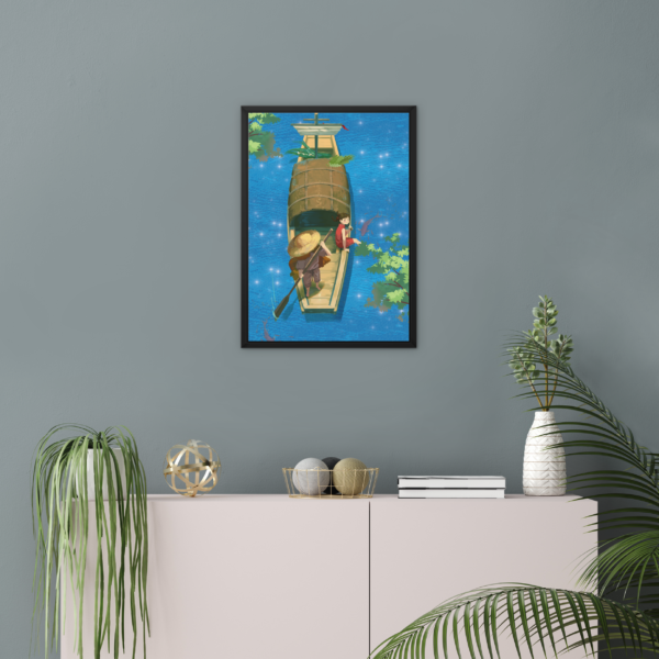 Canoe Fishing Wall Art - Image 2