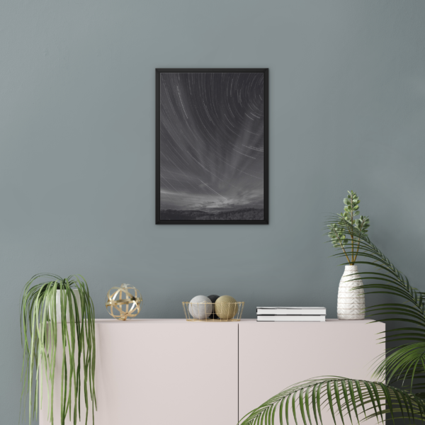 Celestial Trails Over Silent Hills Wall Art - Image 2