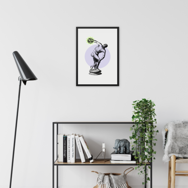 Discobolus Redefined Wall Art - Image 3