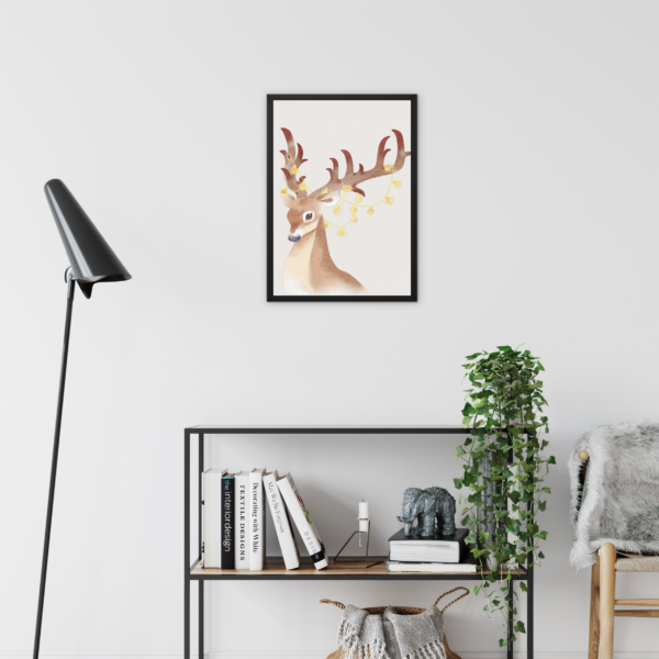 Enchanted Stag Wall Art - Image 3