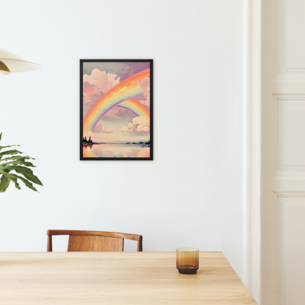 Rainbow Sky Retro Wall Art - Image 3