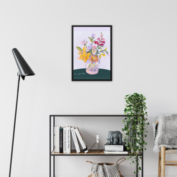 "You Got This" Floral Wall Art - Image 3