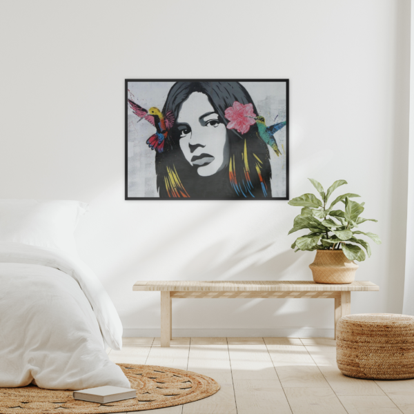 Beautiful Lady Wall Art - Image 5