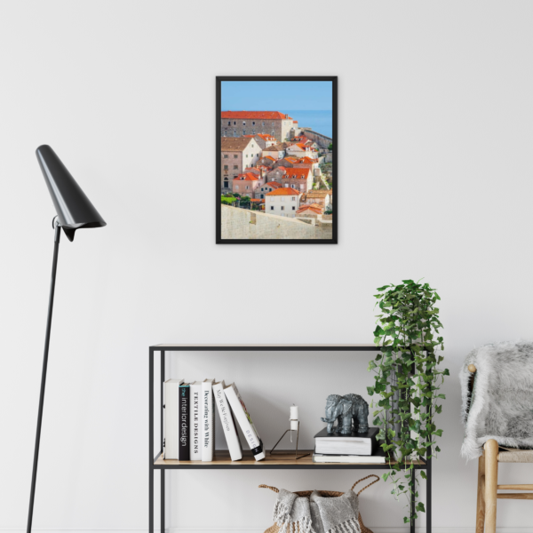 Charming Coastal Townscape Wall Art - Image 3